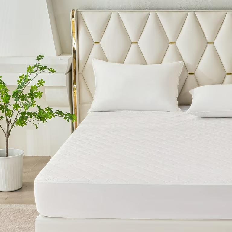 Soft Mattress Cover, White Color , Size 60×80 In