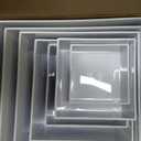 10 Pcs Acrylic Buffet Risers, Large Stackable Food Display Stand, Nesting Cube Box with Hollow Bottom, Food Risers for Buffet Table Dessert Jewelry Catering(10'' 9'' 8'' 7'' 6'' 5'' 5'' 4'' 4'' 3'')