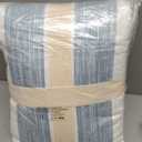 Great Bay Home Twin/Twin XL Coastal Bedding Set, Summer Coastal Quilt with Sham, Beach 2-Piece Reversible All Season Bedspread Quilt Set. Lightweight Nautical Quilted Coverlet. Blue