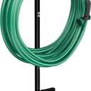 Garden Hose Holder Detachable Water Hose Holder, Thicker Metal Hose Stand Storage Rack, Freestanding Hose Storage for Outdoor, Yard, Lawn