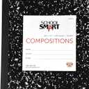 School Smart Hard Cover Composition Book, Unruled, 9-3/4 x 7-1/2 Inches, 100 sheets