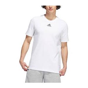adidas Boys' Short Sleeve White Medium
