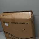 Walker for Seniors, Lightweight Rollator Walker with seat, Foldable Rolling Walker with 8 inch All Terrain Rubber Wheels, Ergonomic Adjustable Handles and Backrest for Seniors and Adult 