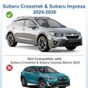 Window Visors Rain Guards for 2024-2026 Subaru Crosstrek & Impreza