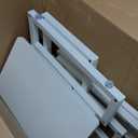 SZLHANJZ Nursery Step Stool, Wooden and Metal Foot Stool for Adult Kid, Steps for High Beds with Round Corners, Small Stepping Stool for Bedroom Kitchen, Load 500 LB, White