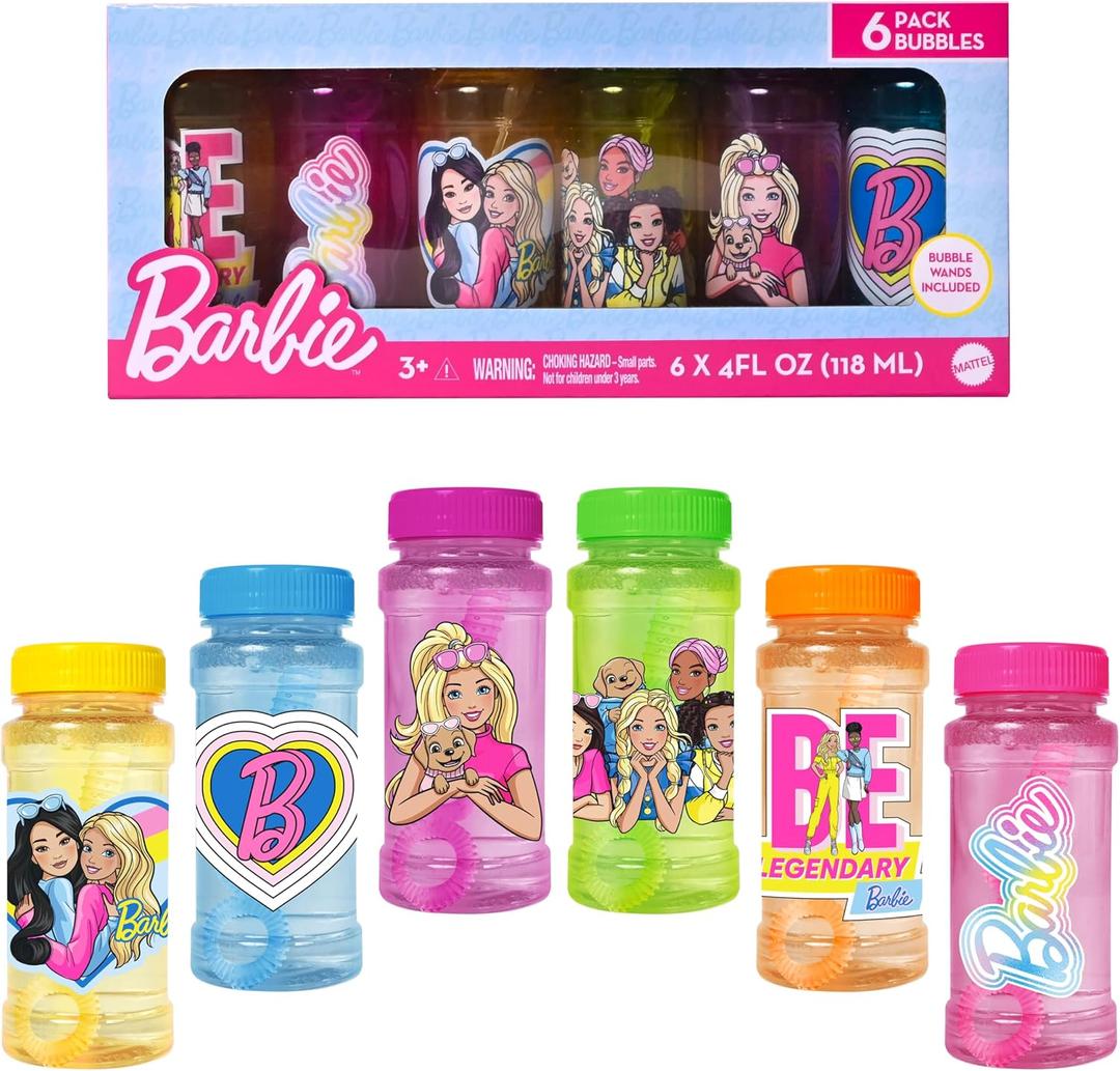 Barbie™ 6 Pack Bubble Solution Set