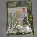 3 x Christmas Wrapping Paper, 6 Sheets Assorted Green Gift Wrapping Paper with Gold Snowflakes, Christmas Tree, Angel Pattern, Xmas Wrapping Paper Set with Ribbon, Sticker and Tag for Christmas Party