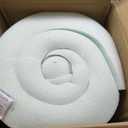 LINENSPA Memory Foam Mattress Topper - 2 Inch Gel Infused Memory Foam - Plush Feel - Cooling and Pressure Relieving - CertiPUR Certified - Dorm Room Essentials - Queen Size