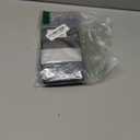 FireKylin 100 Pack Smell Proof Bags, Resealable Bags with Matte Window, Foil Pouch Stand Up Sealable Bags for Packaging, Black 4" x 6"