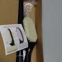 Long Handle Foot Scrubber for Shower, Extendable Foot Brush with Foot File 2 in 1 Dual Sided, Back Saving Foot Cleaner Brush for Cleaning Between Toes & Removing Calluses, Foot Care Tool for Seniors