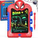 Spider LCD Writing Tablet for Kids: Spidolapse Colorful Doodle Board & Drawing Pad Toys for 3 4 5 6 7 8 Year Old Boys Girls Toddler Birthday Gifts Toy for Kid Age 4-6
