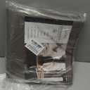 MontVoo -Bath Mat Rug-Rubber Backing Non Slip Quick Dry Absorbent Thin Bathroom Rugs Fit Under Door-Faux Suede Surface Bathroom Floor Mats-Shower Rug for in Front of Bathtub Shower Brown 24"x48"