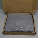 Amazon Basics Lightweight Super Soft Easy Care Wrinkle Free Microfiber 3 Piece Bed Sheet Set with 14-Inch Deep Pockets, Twin, Dark Gray, Solid, Kids, Men & Women Bedding