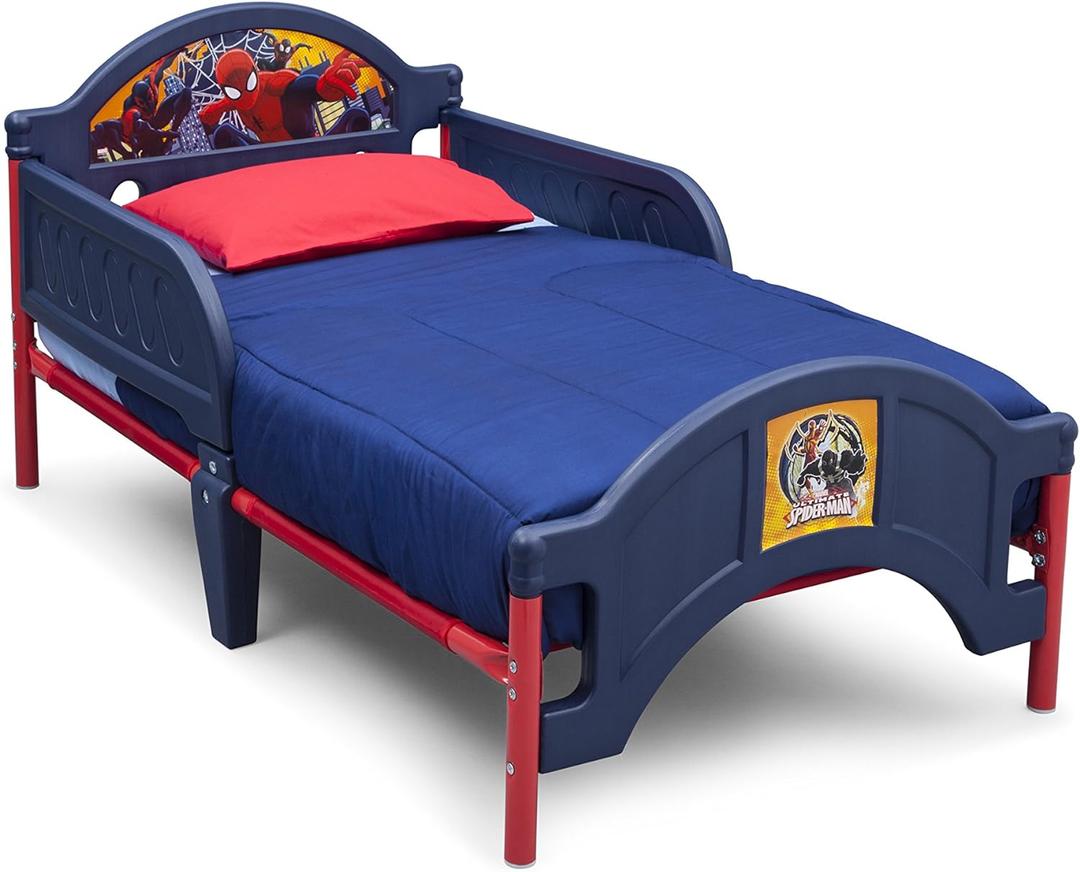 Delta Children Plastic Toddler Bed, Marvel Spider Man