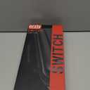 Orzly Carry Case Compatible with Nintendo Switch and New Switch OLED Console - Black Protective Hard Portable Travel Carry Case Shell Pouch with Pockets for Accessories and Games (6.2 inch Switch 1)