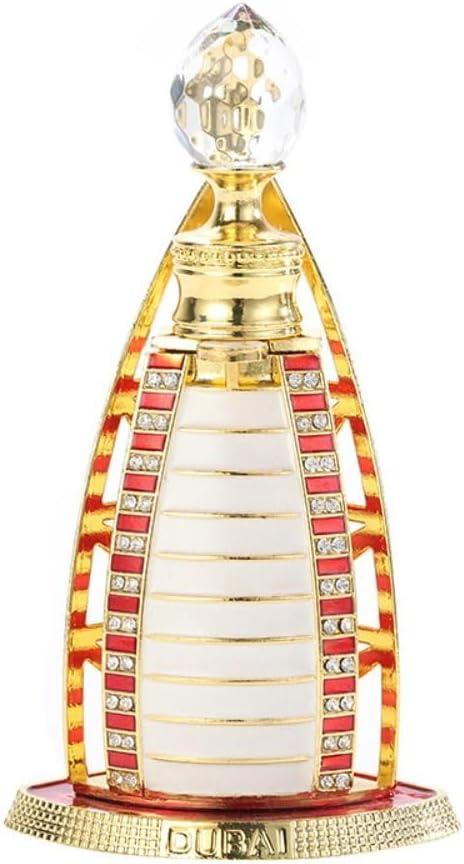 12ml Perfume Bottle Arab Dubai Empty Bottle Refillable Fancy Vintage Essential Oils Storage Bottle Sailboat Fragrance Container Gift, red