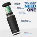 Universal Buddy XL Can Cooler by Frost Buddy - Fits 12-ounce, 16-ounce, 20-ounce, and 24-ounce Cans and Bottles - Keep Your Drinks Refreshingly Chilled for over 12 hours. (Black)