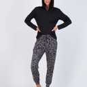 Real Essentials 2 Pack: Women's Soft Long Sleeve Sleep Set - Comfortable Lounge Pull Over Hoodie and Henley Jogger (XXL)