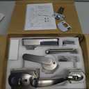 Smart Locks for Front Door,Keyless Entry Door Lock with Handle Set, Front Door Lock Set with APP Control, Fingerprint DoorLock with Deadbolt and Adjustable Lever, Satin Nickel