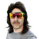 Mullet Wigs for Men Joe Dirt Emo Wig 70s 80s and 90s Costumes Fancy Party Accessory Cosplay Wig Halloween Man x (Black)