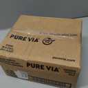PURE VIA Stevia Sweetener Packets, Sugar Substitute, Natural Sweetener, Zero Calorie Natural Sweetener Packets, 1,000 Count (EXP 06/11/29)