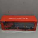 Fire Trucks Toy Set with Play Mat, Carrier Truck Play Vehicles Set for 3 4 5 6 Years Old Boys Kids, Die-Cast Car Toy for Toddlers 3-4 Years, Birthday Gifts Toys for 3-9 Year Old Boys