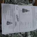 Nearly Natural 9ft. Flocked South Carolina Spruce Artificial Christmas Tree with 850 Clear Lights and 2329 Bendable Branches