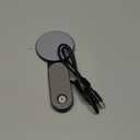 Laptop Phone Holder, 15W Fast Wireless Charger, Magnetic iPhone 12/13/14/15 Series Holder, Modern Minimalist Black Aluminum Monitor Clamp