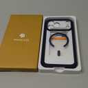 Miracase for iPhone 17 Pro Max Case 6.9" Full-Body Phone Case with Built-in Glass Screen Protector& Full Camera Protector,[Magnetic with MagSafe] Drop Proof 17 ProMax Cover, Blue