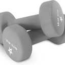 Yes4All Dumbbells Neoprene with Non Slip Grip  Great for Total Body Workout Weight: 18lb Set of 2