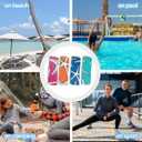 4 Pack Colorful Starfish Beach Towel Microfiber Soft Quick Dry Oversized Swim Towels Beach Accessories Necessities for Pool Camping Travel Girls Trip Weekend Bachelorette Party Favors 32x71 inch