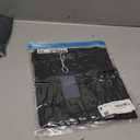 Sampeel Women's 3/4 Length Sleeve V Neck T-Shirt (Medium, black)