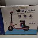 Hiboy JoyHaul Kids Electric Scooter for Ages 59 LED Neon Lights, 56Wh Battery Up to 5 Miles, Under-Seat Storage, Front Drum Brake, 100W Brushless Motor