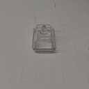 6.5'' Clear Glass Butter Dish with Handled Lid,Classic 2-Piece Design Butter Keeper For Countertop,Dishwasher Safe