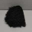 Drawstring Curly Ponytail Extensions for Black Women Protein Silk Fiber Human Hair Soft Feeling Afro Kinky Curly Hair Puff Pony tails Lightweight, Soft Natural Budget-Friendly for Daily Styles (8 Inch, 1B)
