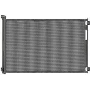 70 Inch Wide Retractable Baby Gate for Doorways, Extra Long Dog Gate Indoor Pet Gate Retractable Gate Outdoor Gates for Decks, Extra Long Baby Gates for Large Openings, Gray