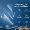 Tempered Glass Screen Protector for Nissan Pathfinder 2022-2025,Infotainment Navigation Screen Film Compatible With 2025 2024 2023 2022 Car Accessories - 9 inch
