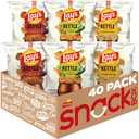 Lay's Kettle Cooked Potato Chips, Variety Pack, 0.85 Ounce (Pack of 40), BB Date 03/10/2026