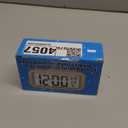 Jisile Digital Alarm Clock, Alarm Clock for Bedroom with Smart Night Light, Indoor Temperature, Large LED Display, Battery Operated Desk Clock for Kids Birthday