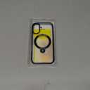 [Tri-Shield Protection] for iPhone 17 Case with 360 Spin Stand Compatible with MagSafe [Magnetic CD Ring] [Screen & Camera Lens Protector] Shockproof Plating Never-Yellowing, Black-6.3"