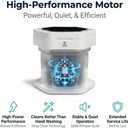 Portable Folding Washing Machine, 12L Mini Washer for Baby Clothes, Underwear, Delicates - Foldable, Quiet, Space-Saving Laundry Machine for Travel, Dorms, Apartments, Camping, Small Loads