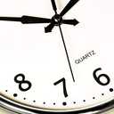 Bernhard Products Retro Wall Clock 12 Inch Cream Kitchen 50's Vintage Design Round Silent Non Ticking Quality Quartz Clock for Home/Office/Classroom