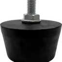 4Pcs Air Compressor Rubber Feet,No Oil Machine Shock-Absorbing Foot Pads,Black(M8 Speaker)