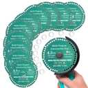 10 Pack 4-1/2 inch Indestructible Disc for Angle Grinder Set, Diamond Multi Material Cutting Blade for Ceramic/Tile/Metal/Stone/PVC/Wood