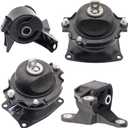 Set of 4, Engine Motor Set Compatible with 2011-2016 Odyssey 3.5L Automatic Transmission Mount Right Motor Front Engine Mount A4587 A65057 A4575EL A65017EL A65094 9737 9662