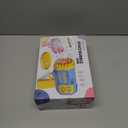 LUSJNGE 2 Bubble Gun with 2 Bottles Refill Solution for Kids, 40-Hole Light Up Bubble Machine for Toddlers 1-3, Bubble Blaster Maker, Party Favors Toys for Boys Girls 4-8 Birthday Gifts