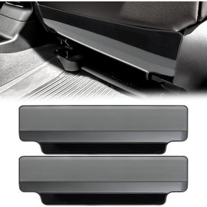 Back Seat Anti-Kick Mats Compatible with Toyota Land Cruiser Prado 250 LC250 J250 2025 2024 Stainless Steel Rear Seat Anti-Kick Pad (Back Seat Anti-Kick)