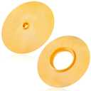Tondiamo 2 Pack Pipe Valve Gasket Kit Includes Mixing Seal 4-1/2 Inch and 3/4 Inch Opening, Waterproofing Round Pipe Seal Gasket for Shower Valve and Shower Head