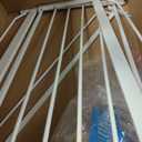 Regalo Safety 36" Extra Tall Baby Gate for Doorways & Bottom of Stairs, Pressure Mounted Walk Through Gate for Babies, Toddlers & Pets, Tested & Safe for 30 Years, American Designed, American Owned