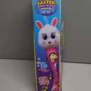 Easter Basket Stuffers for Toddler, Bunny Bubble Wand, Easter Basket Essentials, 14" Light Up Automatic Bubble Maker with LED & Music, Toys for Toddlers, Bubbles for Kids